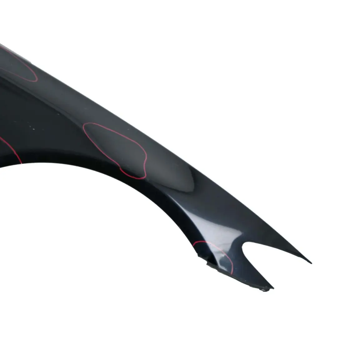 Front Right Wing Fender Side Panel O/S Black Sapphire - 475 to BMW 5 F10 F11 with Part number 7248660 BMW 5 F10 F11 Front Right Wing Fender Side Panel O/S Black Sapphire - 475 - SKU 7248660-BS - Part number 7248660