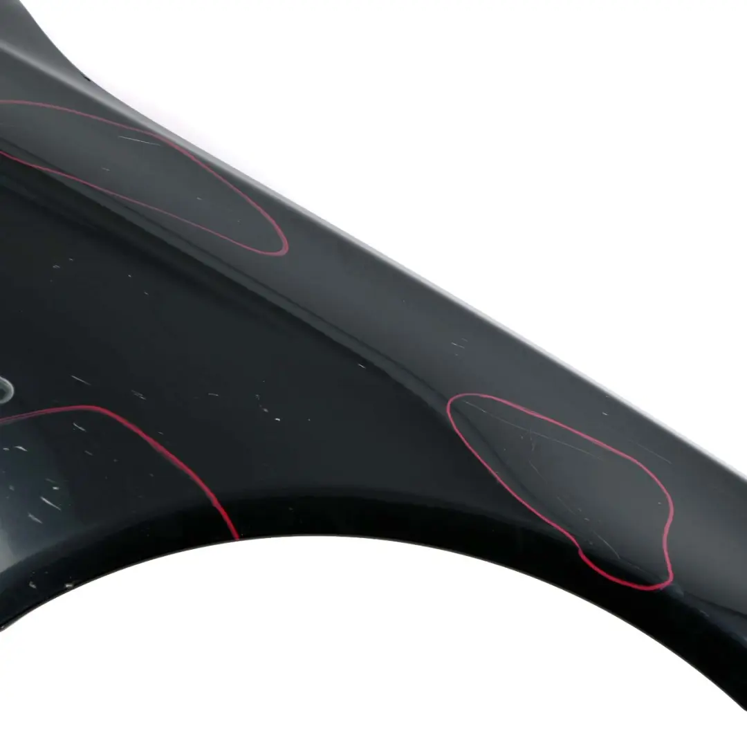 Front Right Wing Fender Side Panel O/S Black Sapphire - 475 to BMW 5 F10 F11 with Part number 7248660 BMW 5 F10 F11 Front Right Wing Fender Side Panel O/S Black Sapphire - 475 - SKU 7248660-BS - Part number 7248660