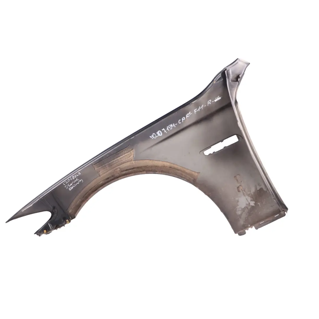 Wing Fender Front Right O/S Side Panel Carbon Black Metallic - 416 to BMW F10 F11 with Part number 7248660 BMW F10 F11 Wing Fender Front Right O/S Side Panel Carbon Black Metallic - 416 - SKU 7248660-CAR - Part number 7248660