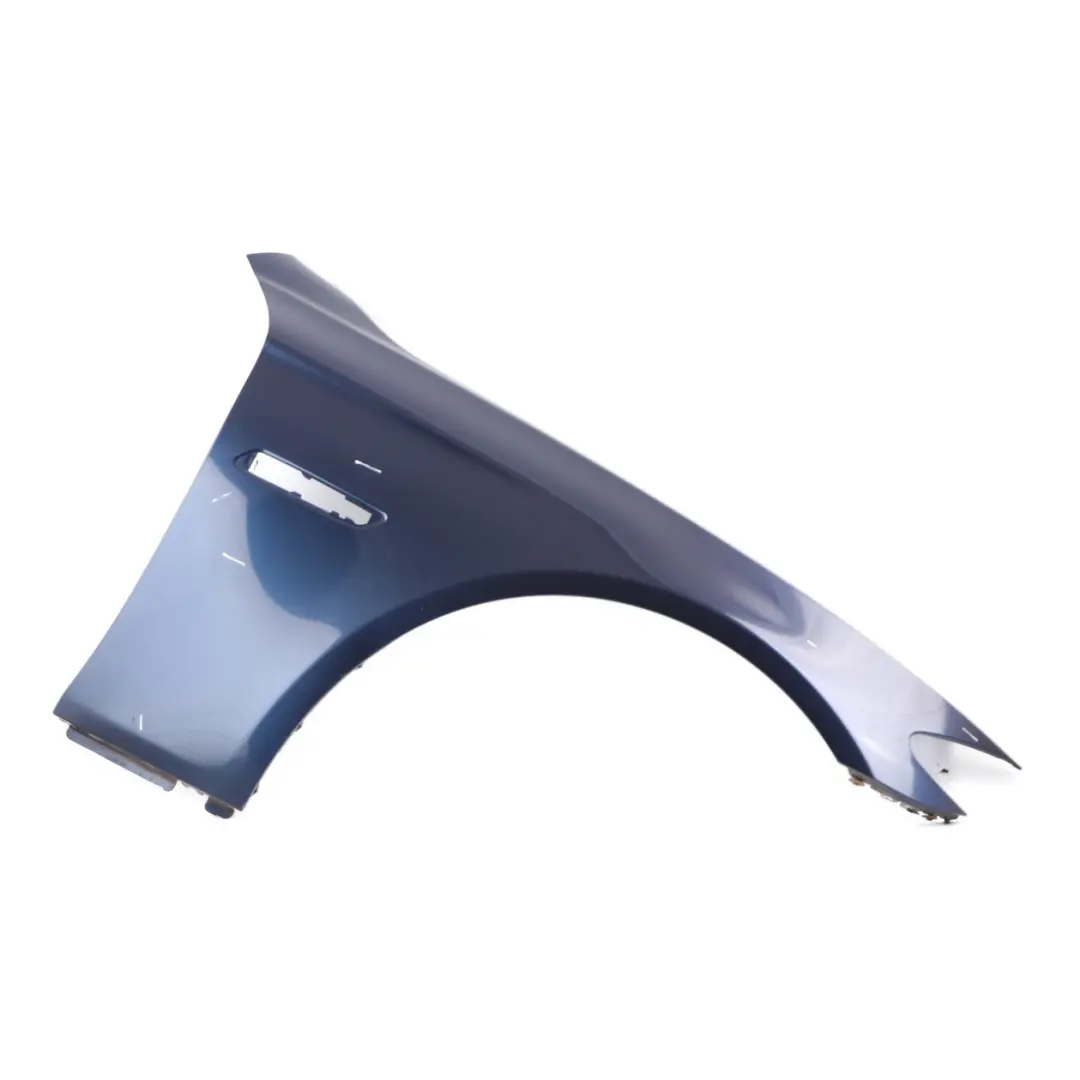 Wing Fender Front Right O/S Side Panel Tiefseeblau Blue Metallic A76 to BMW F10 F11 with Part number 7248660 BMW F10 F11 Wing Fender Front Right O/S Side Panel Tiefseeblau Blue Metallic A76 - SKU 7248660-DSB - Part number 7248660