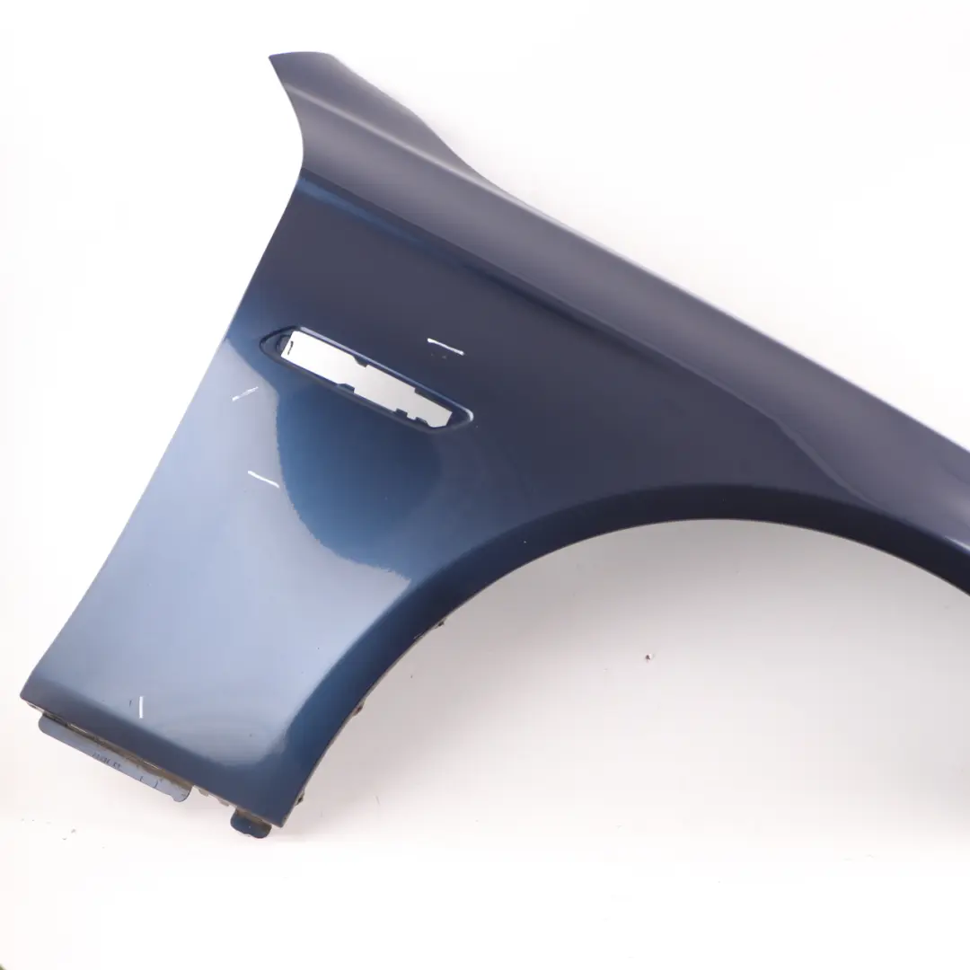 BMW F10 F11 Wing Fender Front Right O/S Side Panel Tiefseeblau Blue Metallic A76 - SKU 7248660-DSB - Part number 7248660