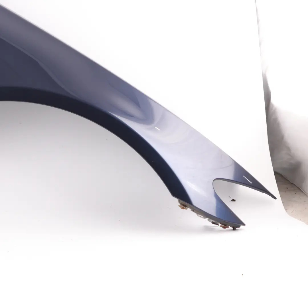 Wing Fender Front Right O/S Side Panel Tiefseeblau Blue Metallic A76 to BMW F10 F11 with Part number 7248660 BMW F10 F11 Wing Fender Front Right O/S Side Panel Tiefseeblau Blue Metallic A76 - SKU 7248660-DSB - Part number 7248660