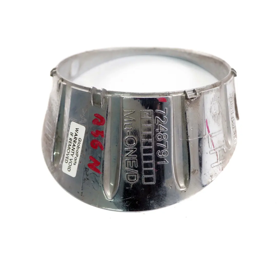 Front Left N/S Bumper Cover Fog Lamp Trim Chrome to Mini R55 R56 LCI with Part number 7248791 Mini R55 R56 LCI Front Left N/S Bumper Cover Fog Lamp Trim Chrome - SKU 7248791 - Part number 7248791