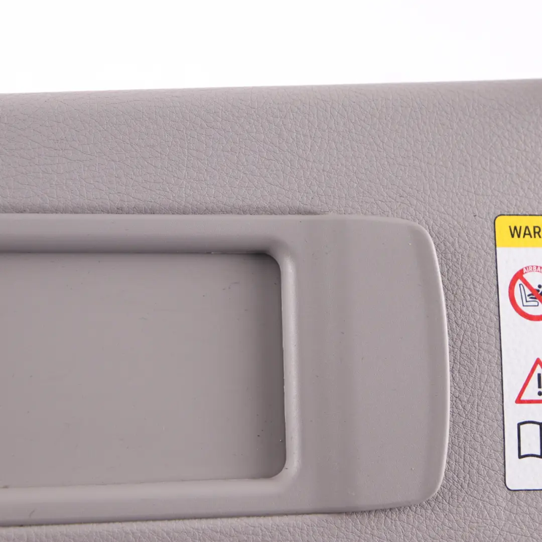  Sun Visor BMW F10 F11 Leather Sun Visor With Mirror Left N/S Everestgrau - SKU 7248855 - Part number 7248855
