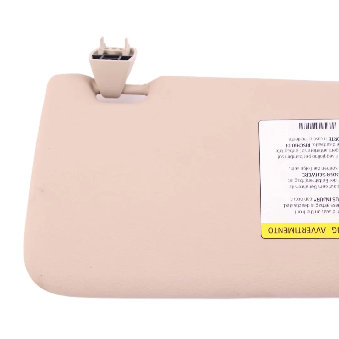 BMW F10 F11 Beleuchtung Sonnenblende mit Label Spiegel links Oyster - SKU 7248857-1 - Teilenummer 7248857