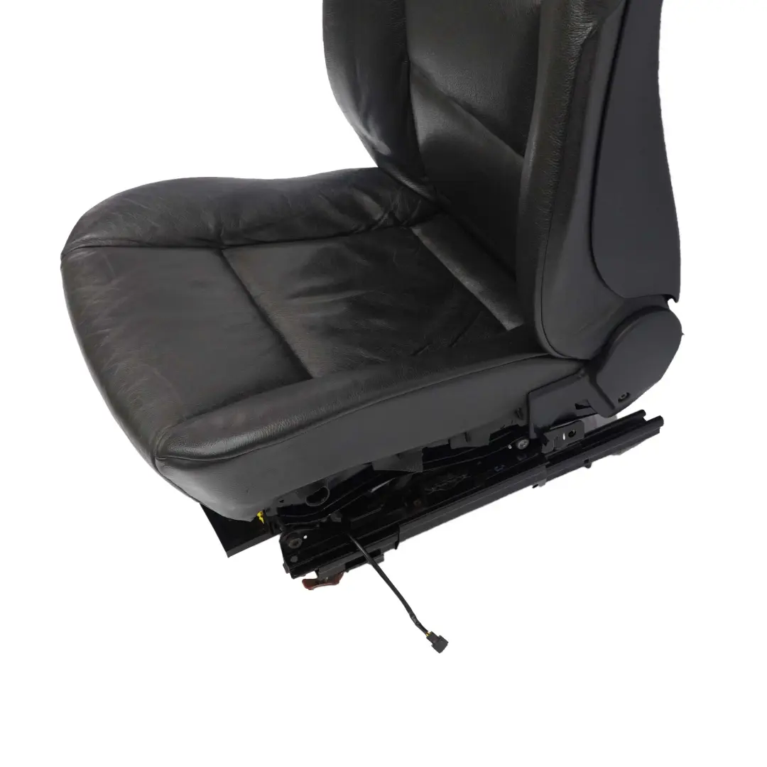 BMW 5 Series E60 E61 Heated Black Leather Front Right O/S Seat Passenger Side - SKU 7249321-9 - Part number 7249321