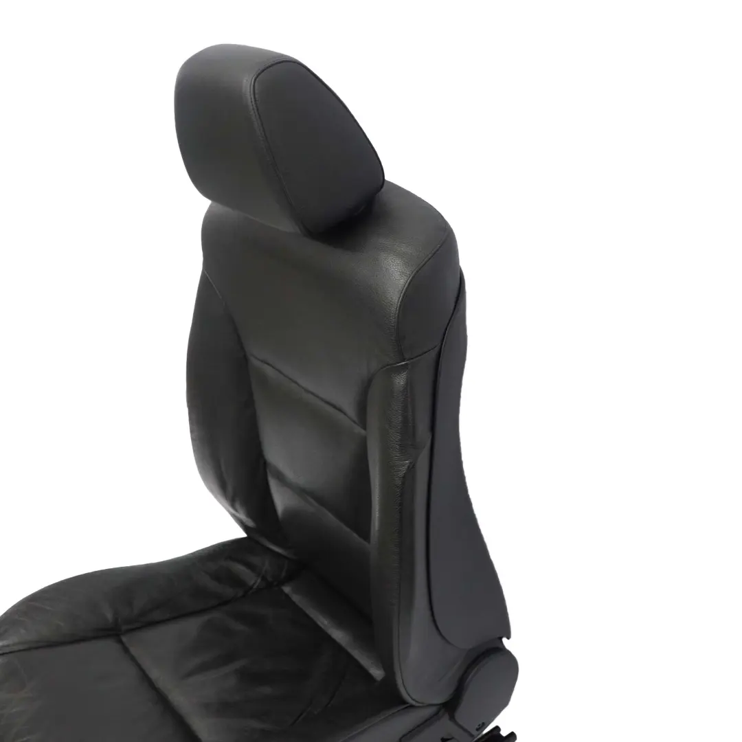 BMW 5 Series E60 E61 Heated Black Leather Front Right O/S Seat Passenger Side - SKU 7249321-9 - Part number 7249321