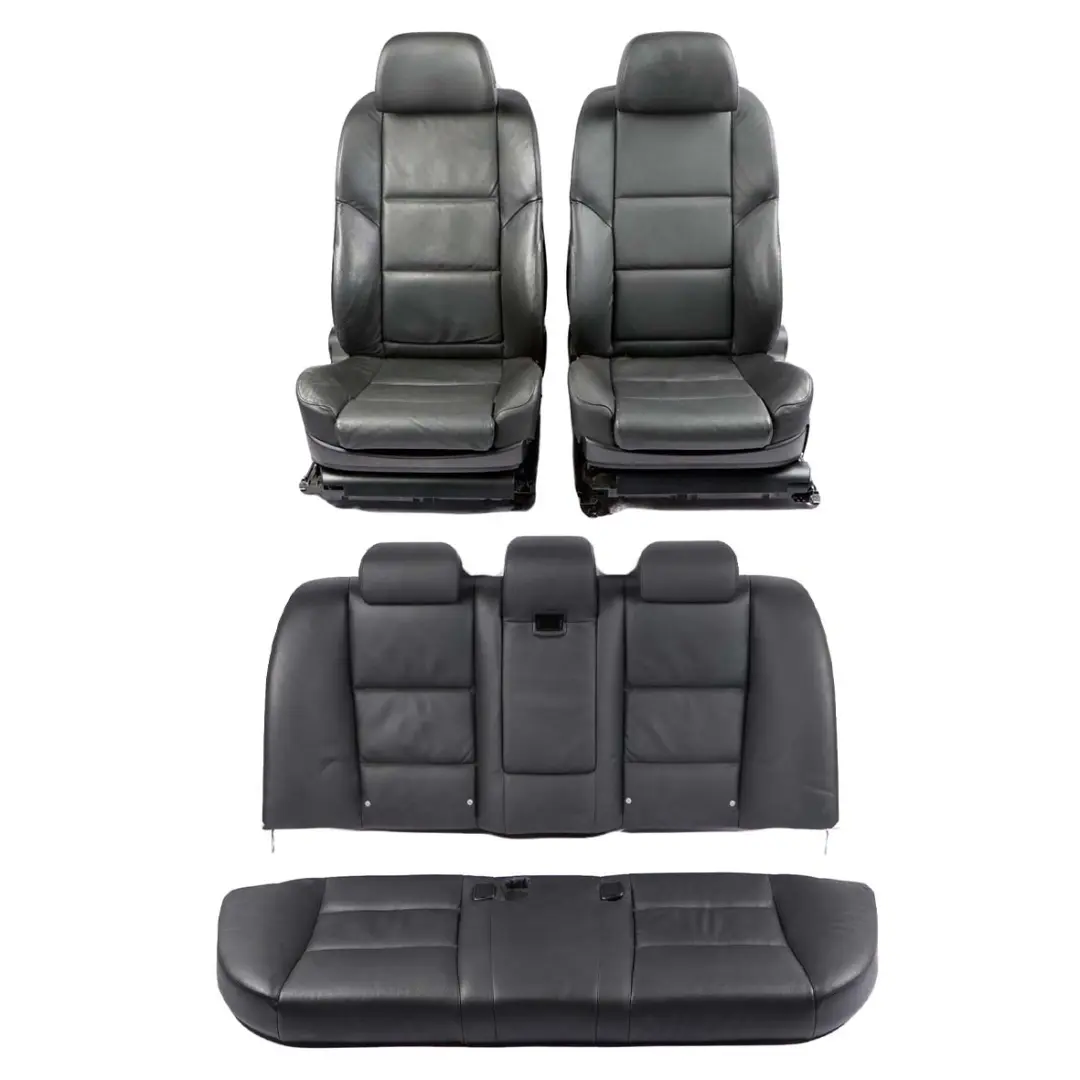 Leather Interior Seats With Door Cards Memory to BMW 5 Series E60 LCI Sport Black with Part number 7249491 BMW 5 Series E60 LCI Sport Black Leather Interior Seats With Door Cards Memory - SKU 7249382-3 - Part number 7249491