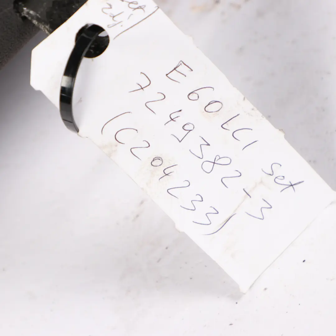 Leather Interior Seats With Door Cards Memory to BMW 5 Series E60 LCI Sport Black with Part number 7249491 BMW 5 Series E60 LCI Sport Black Leather Interior Seats With Door Cards Memory - SKU 7249382-3 - Part number 7249491