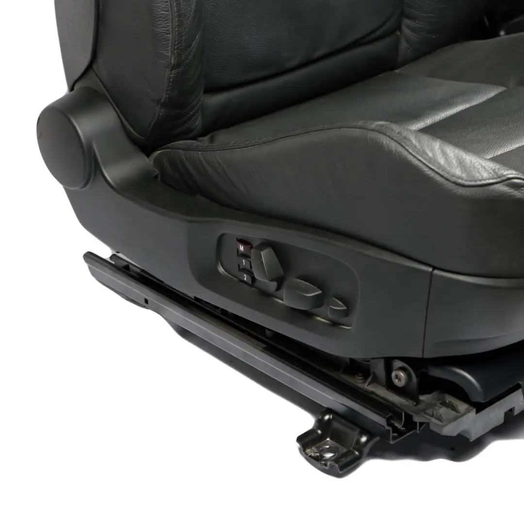 BMW 5 Series E60 LCI Sport Black Leather Interior Seats With Door Cards Memory - SKU 7249382-3 - Part number 7249491