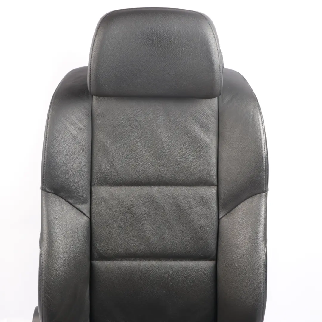 BMW E60 E61 LCI M Sport Asiento delantero derecho Cuero negro Dakota - SKU 7249382-4 - Número de pieza 7249382