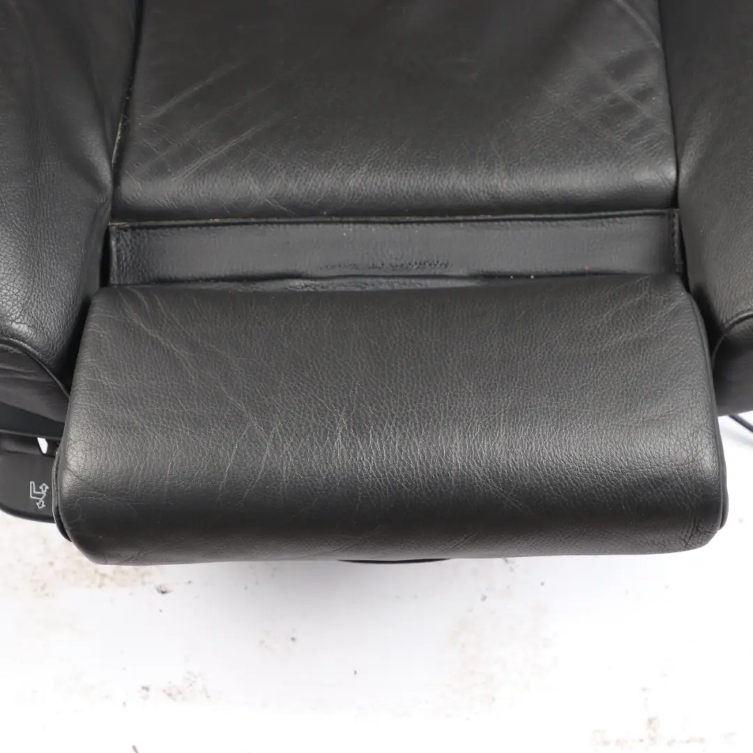 BMW E60 E61 LCI M Sport Asiento delantero derecho Cuero negro Dakota - SKU 7249382-4 - Número de pieza 7249382