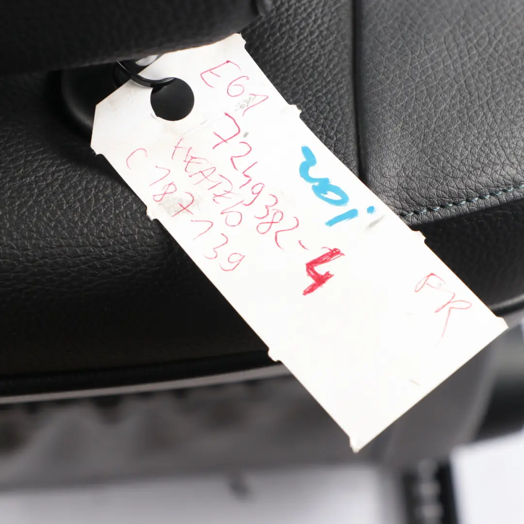 Siège avant droit en cuir noir Dakota pour BMW E60 E61 LCI M Sport à propos du numéro de pièce 7249382 BMW E60 E61 LCI M Sport Siège avant droit en cuir noir Dakota - SKU 7249382-4 - Numéro de pièce 7249382