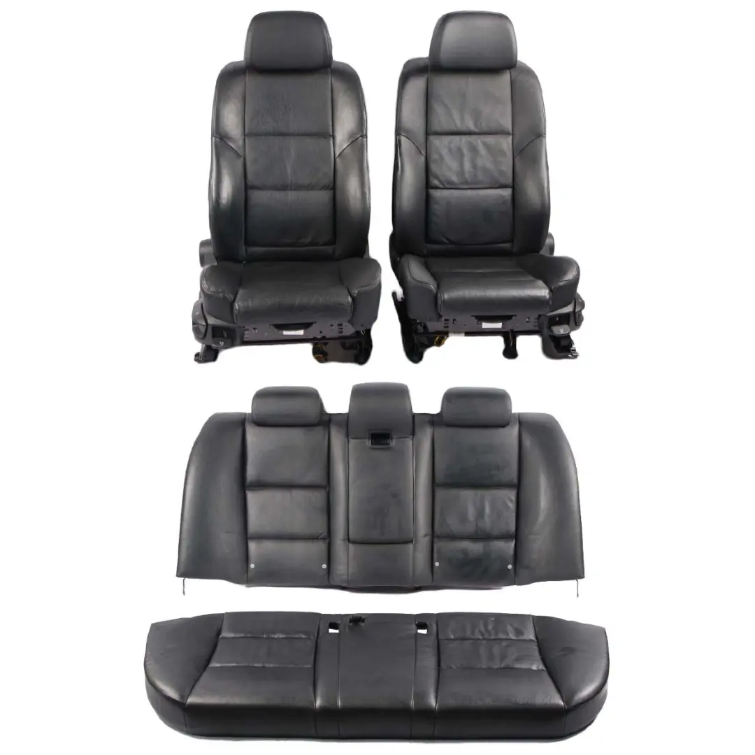 Seats Leather BMW E60 LCI Sport Black Interior Front Rear Seat With Door Cards to with Part number 7249382 Seats Leather BMW E60 LCI Sport Black Interior Front Rear Seat With Door Cards - SKU 7249382-5 - Part number 7249382