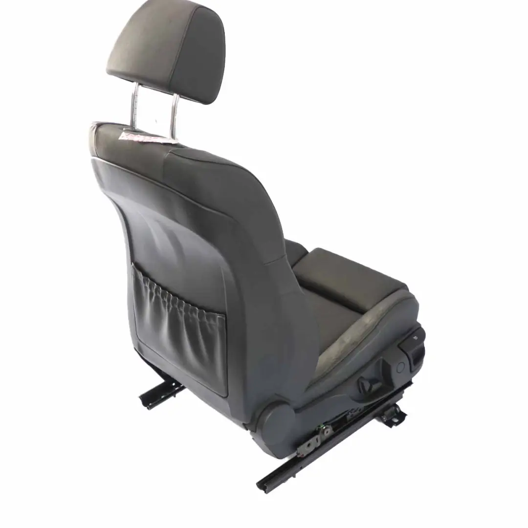 BMW E60 E61 Fotel Prawy Przód Czarny Skóra Grzany - SKU 7249382-8 - Numer Części 7249382