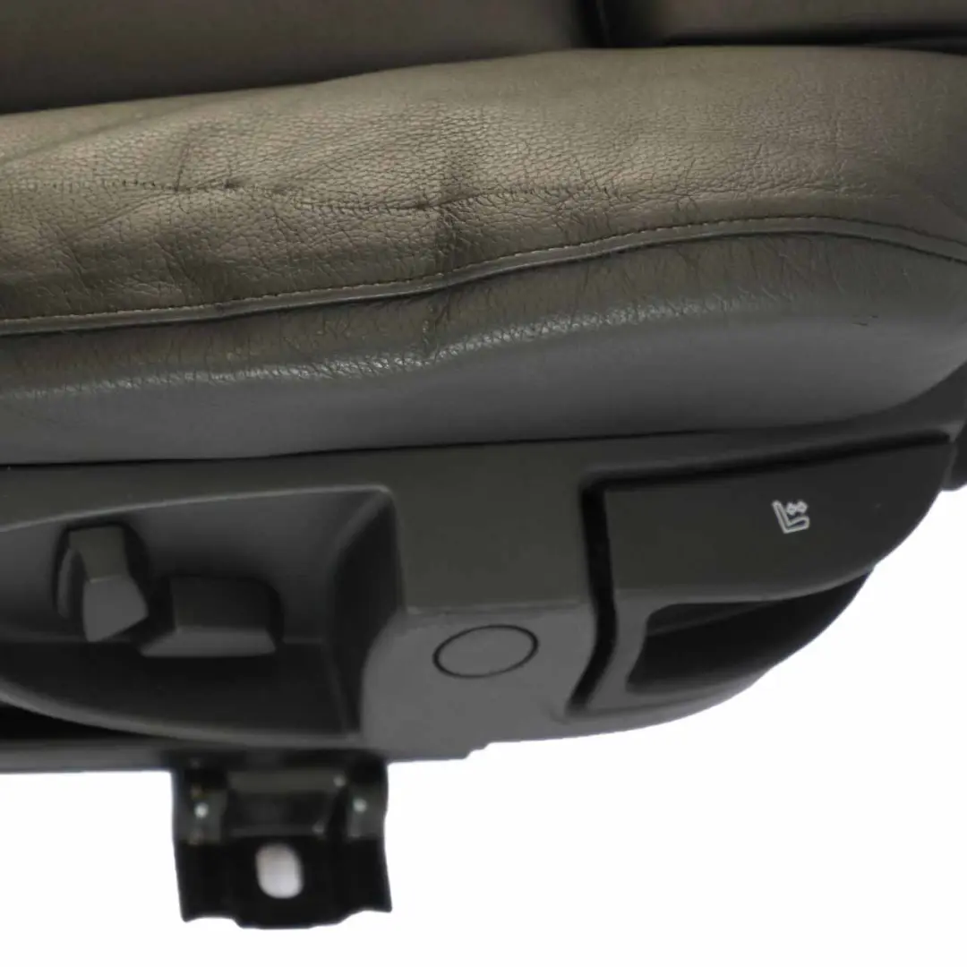 BMW E60 E61 Fotel Prawy Przód Czarny Skóra Grzany - SKU 7249382-8 - Numer Części 7249382