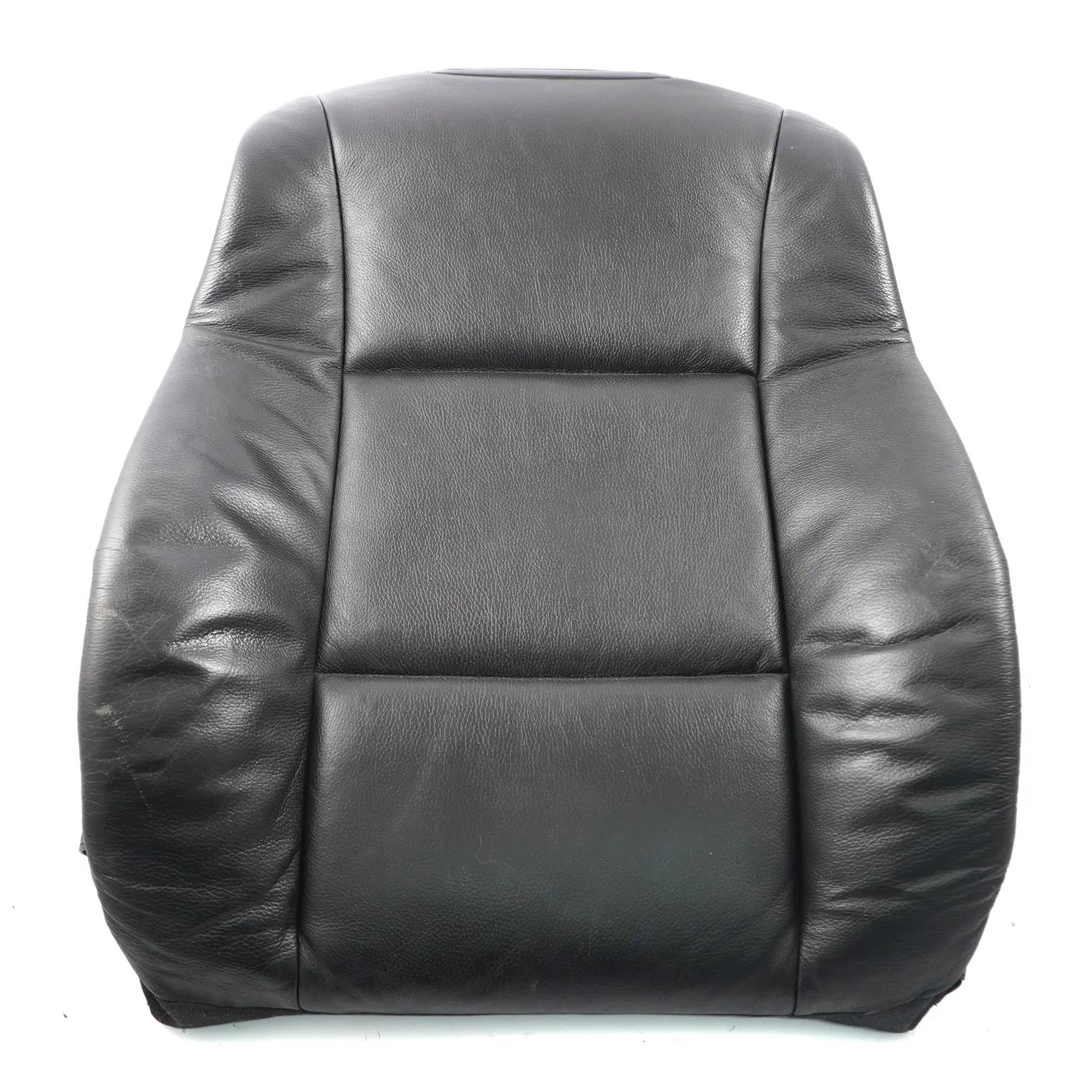 BMW E60 Seat Backrest Front Left Right Heated Comfort Seat Cover Leather Black