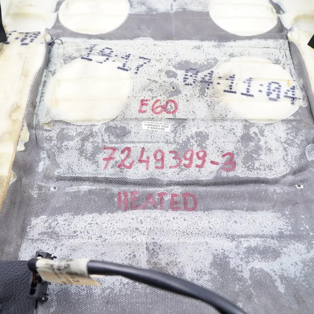 BMW E60 Sitzlehne vorne links rechts beheizt Komfortsitzbezug Leder schwarz - SKU 7249399-3 - Teilenummer 7249399