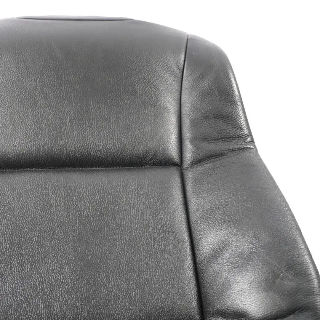 Backrest Front Left Right Heated Comfort Seat Cover Leather Black BMW E60 Seat - SKU 7249399-3 - Part number 7249399