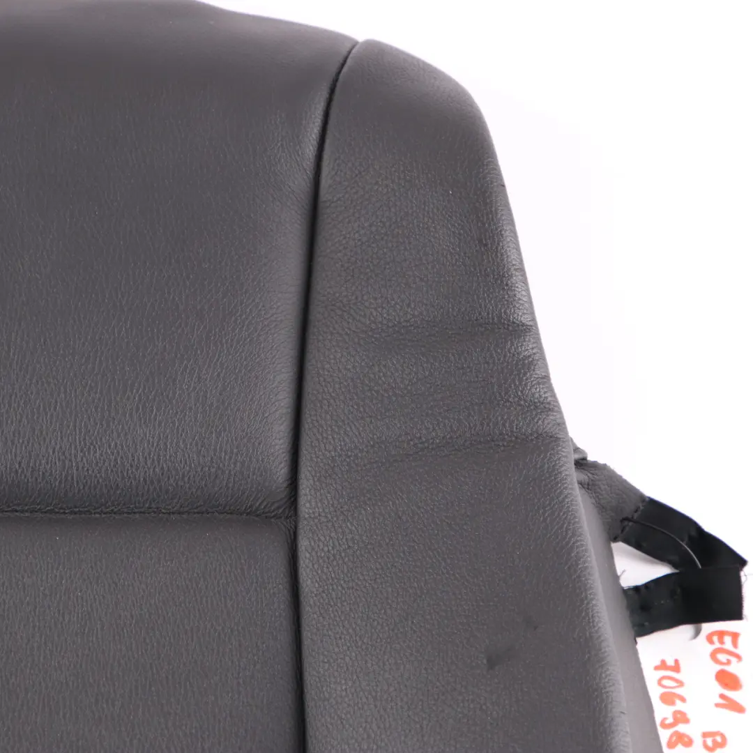 Backrest Front Left Right Comfort Seat Cover Leather Black to BMW E60 E61 Seat with Part number 7249399 BMW E60 E61 Seat Backrest Front Left Right Comfort Seat Cover Leather Black - SKU 7249399 - Part number 7249399