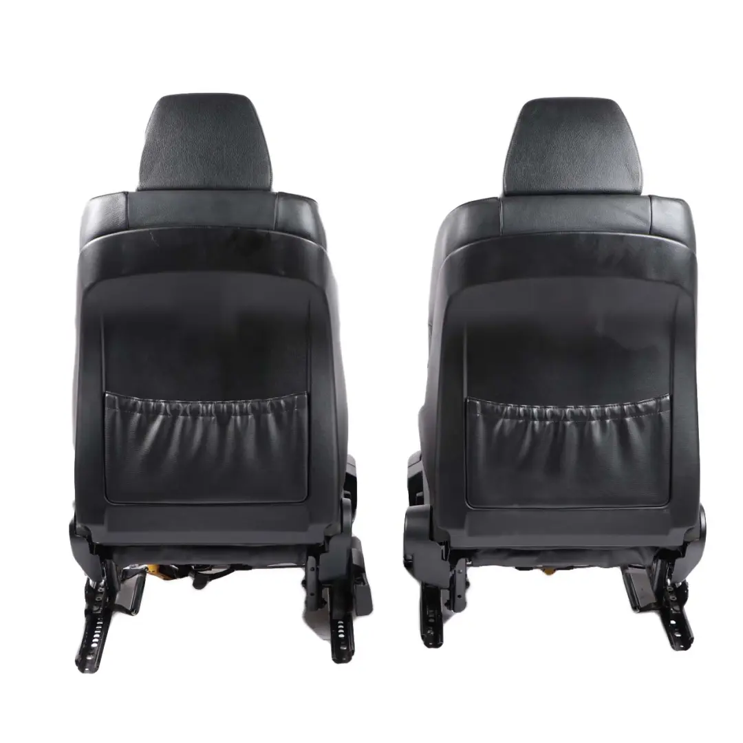 BMW 5 Series E60 LCI Sport Heated Black Leather Interior Seats With Door Cards - SKU 7249491-1 - Part number 7249491