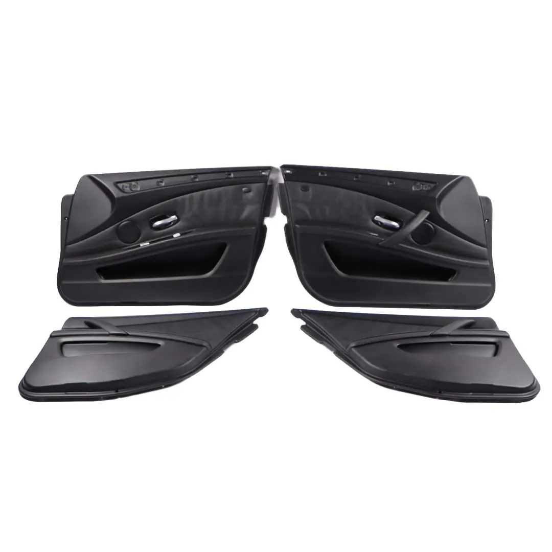 BMW 5 Series E60 LCI Sport Heated Black Leather Interior Seats With Door Cards - SKU 7249491-1 - Part number 7249491
