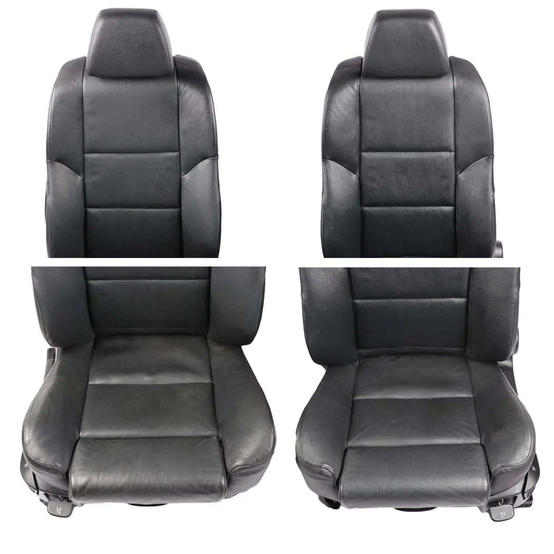 Heated Black Leather Interior Seats With Door Cards to BMW 5 Series E60 LCI Sport with Part number 7249491 BMW 5 Series E60 LCI Sport Heated Black Leather Interior Seats With Door Cards - SKU 7249491-1 - Part number 7249491