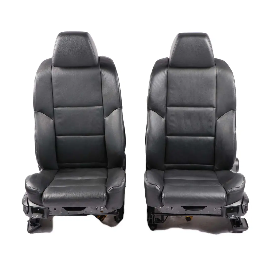 Heated Black Leather Interior Seats With Door Cards to BMW 5 Series E60 LCI Sport with Part number 7249491 BMW 5 Series E60 LCI Sport Heated Black Leather Interior Seats With Door Cards - SKU 7249491-1 - Part number 7249491