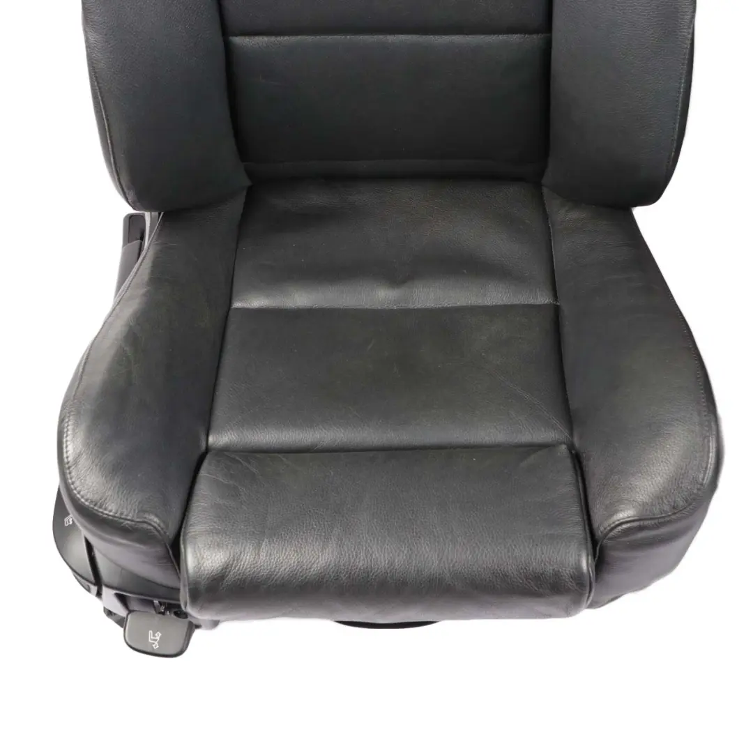 BMW 5 Series E60 LCI Sport Heated Black Leather Interior Seats With Door Cards - SKU 7249491-1 - Part number 7249491