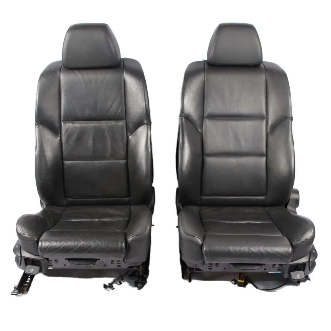 Seats Sport Black Leather Interior Front Rear Seat Door Cards to BMW 5 Series E60 with Part number 7249491 BMW 5 Series E60 Seats Sport Black Leather Interior Front Rear Seat Door Cards - SKU 7249491-2 - Part number 7249491