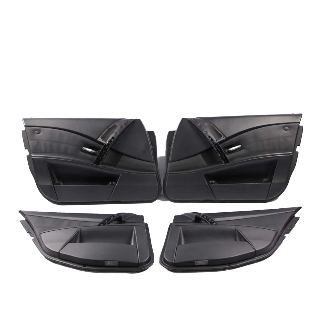 BMW 5 Series E60 Seats Sport Black Leather Interior Front Rear Seat Door Cards - SKU 7249491-2 - Part number 7249491