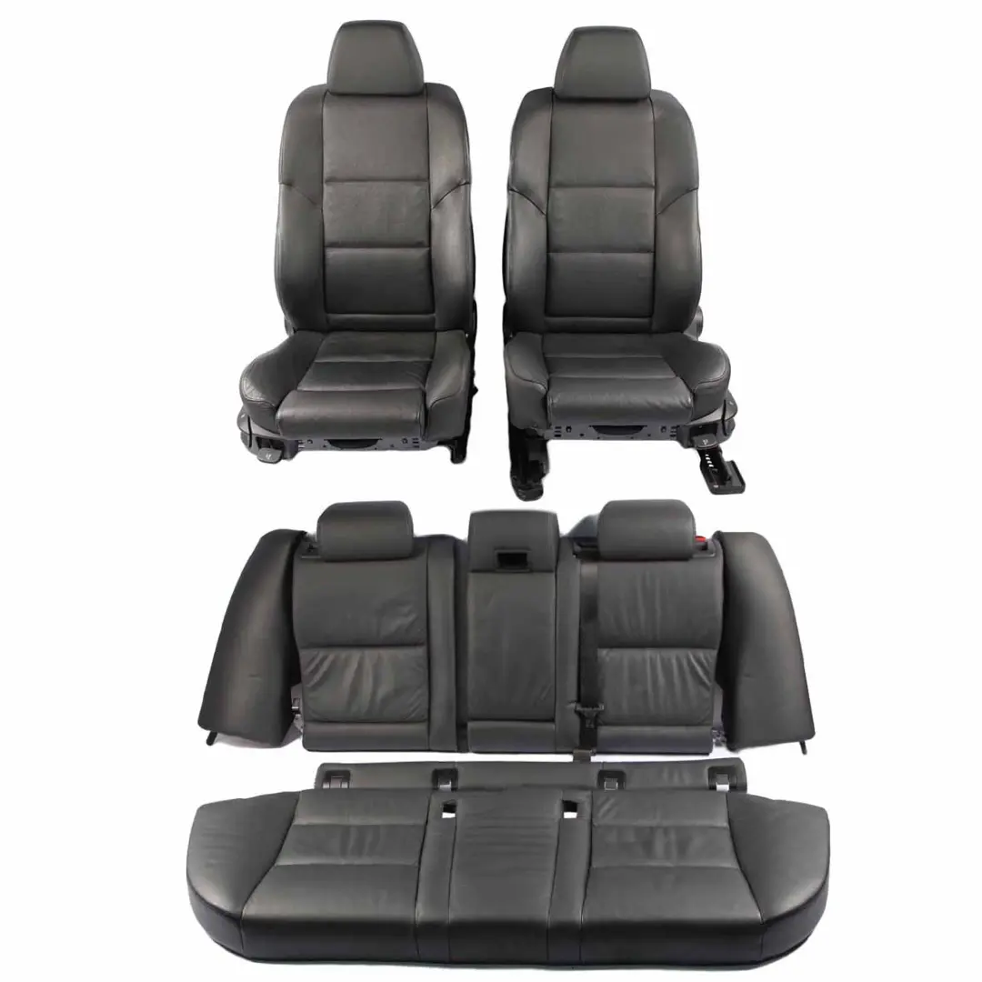 Leather Seats BMW E61 Sport Heated Black Interior Front Rear Seat Door Cards to with Part number 7249491 Leather Seats BMW E61 Sport Heated Black Interior Front Rear Seat Door Cards - SKU 7249491-3 - Part number 7249491