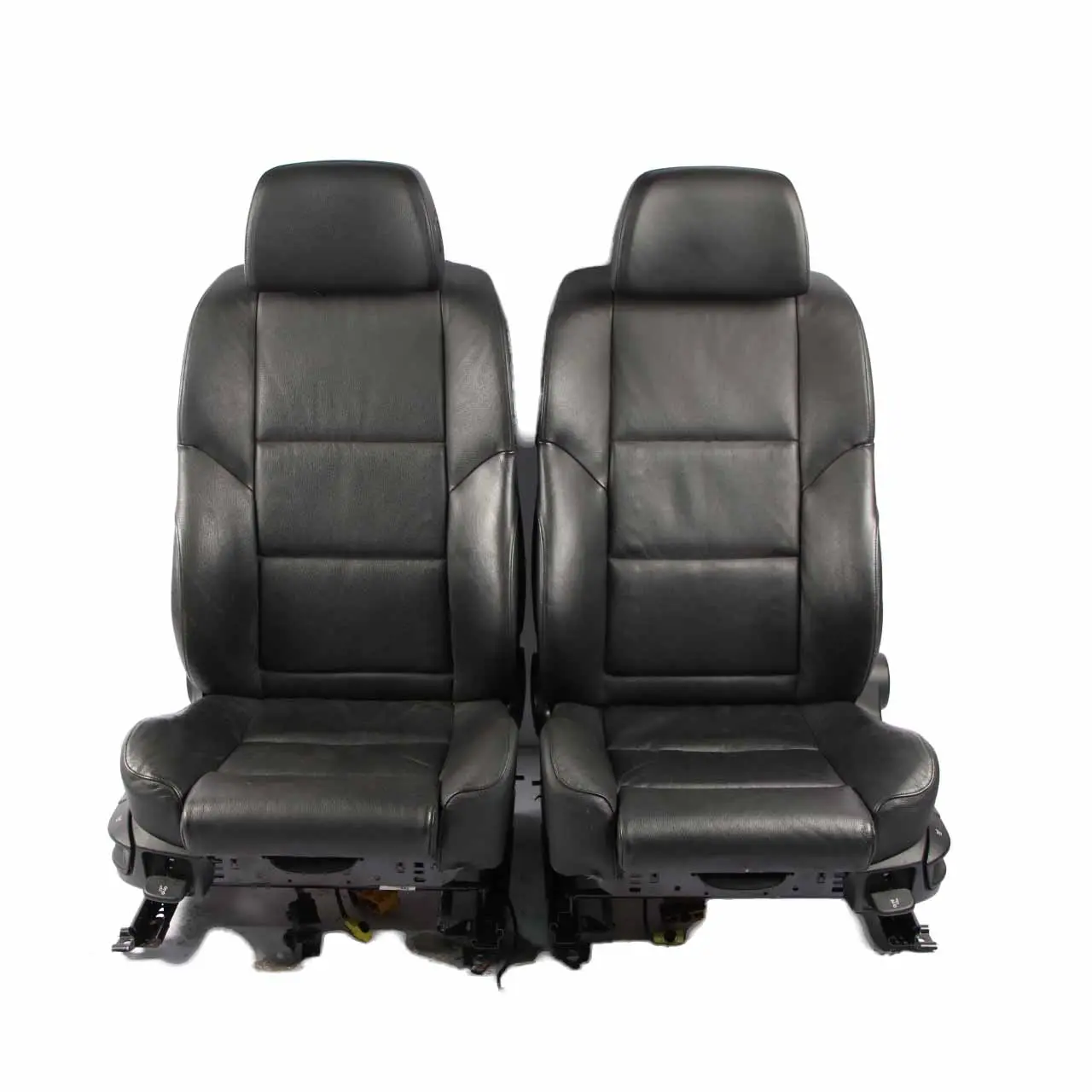 Leather Seats BMW E60 E61 LCI Sport Heated Black Dakota Interior Front Seat