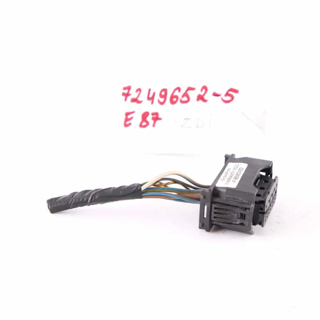 BMW E81 E82 E87 Faro delantero enchufe conductor lámpara derecha Socket Cableado - SKU 7249652-5 - Número de pieza 7249652