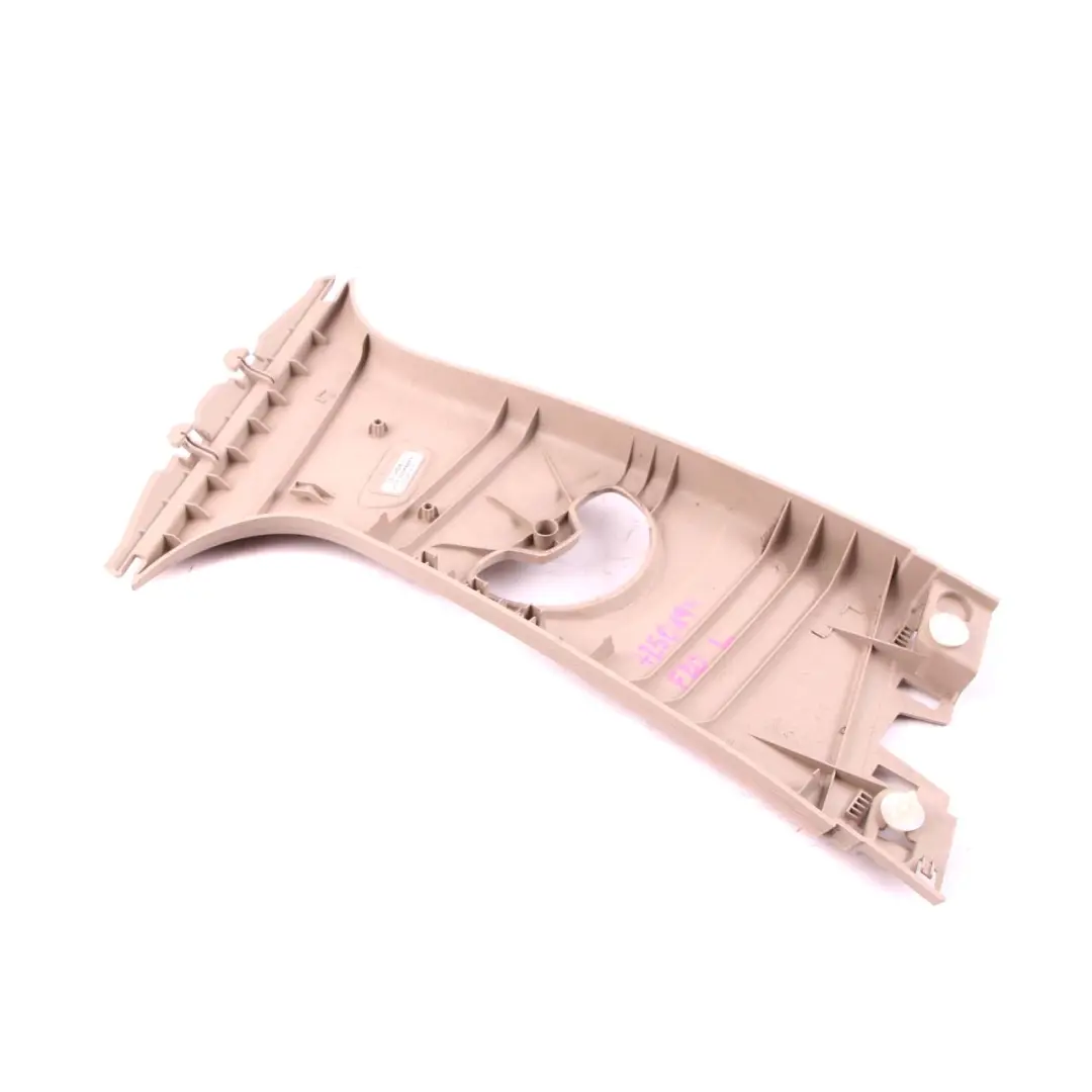 Column B Trim Pillar Upper Left N/S Cover Panel Oyster to BMW F20 with Part number 7221025 BMW F20 Column B Trim Pillar Upper Left N/S Cover Panel Oyster - SKU 7250199 - Part number 7221025