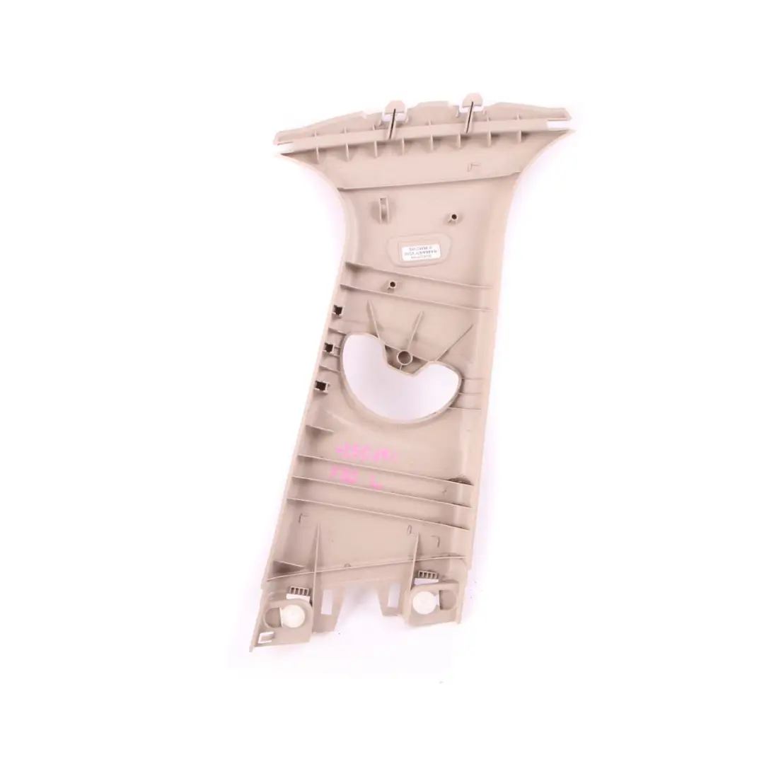 Column B Trim Pillar Upper Left N/S Cover Panel Oyster to BMW F20 with Part number 7221025 BMW F20 Column B Trim Pillar Upper Left N/S Cover Panel Oyster - SKU 7250199 - Part number 7221025