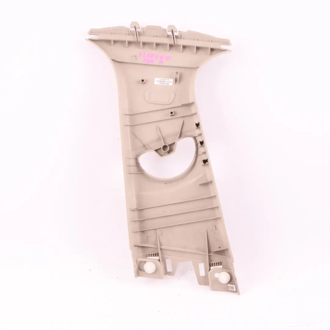 Säule B Trim Säule oben rechts Abdeckung Panel Oyster für BMW F20 mit Teilenummer 7221026 BMW F20 Säule B Trim Säule oben rechts Abdeckung Panel Oyster - SKU 7250200 - Teilenummer 7221026