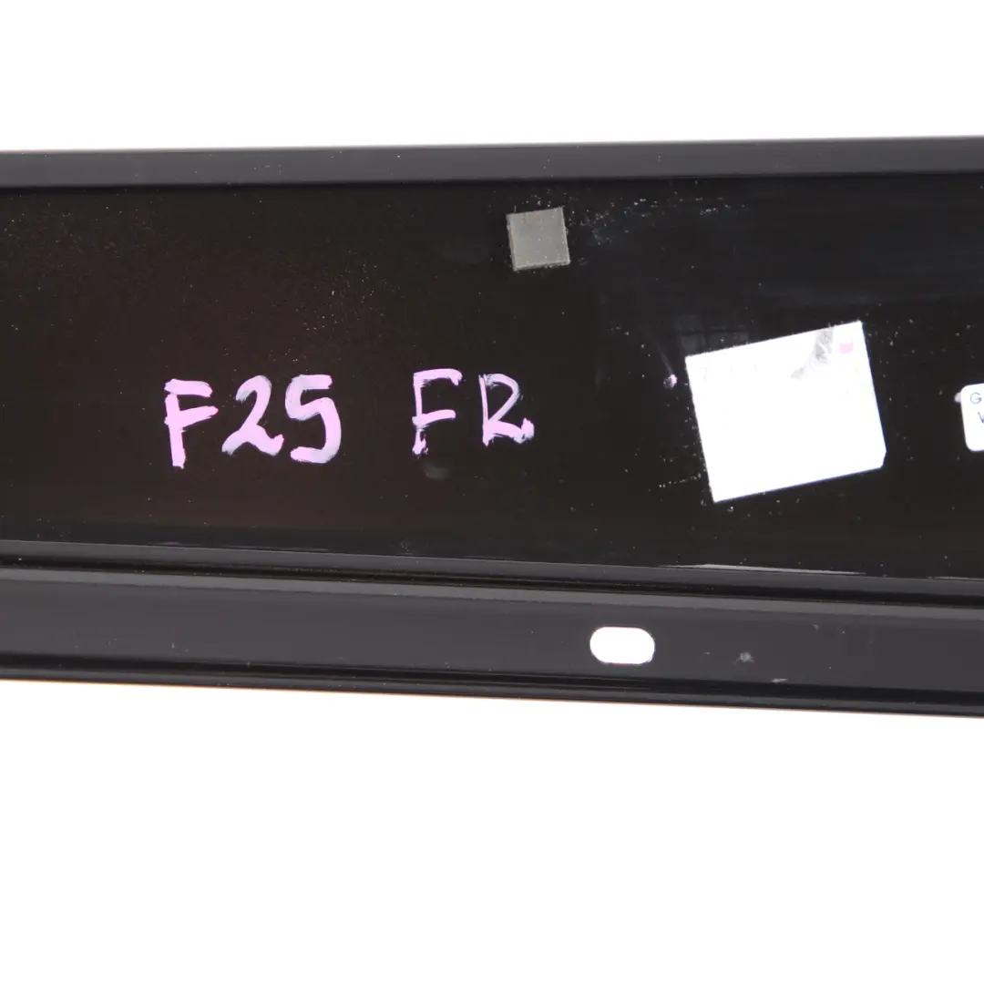 Tapa Columna B Puerta Delantera Derecha Pilar Alto Brillo Shadow Line para BMW X3 F25 con número de pieza 7250378 BMW X3 F25 Tapa Columna B Puerta Delantera Derecha Pilar Alto Brillo Shadow Line - SKU 7250378 - Número de pieza 7250378