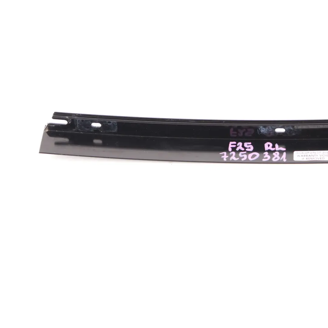 BMW X3 F25 Copertura Colonna C Porta Posteriore Sinistra Striscia Rivestimento - SKU 7250381 - Numero di parte 7250381