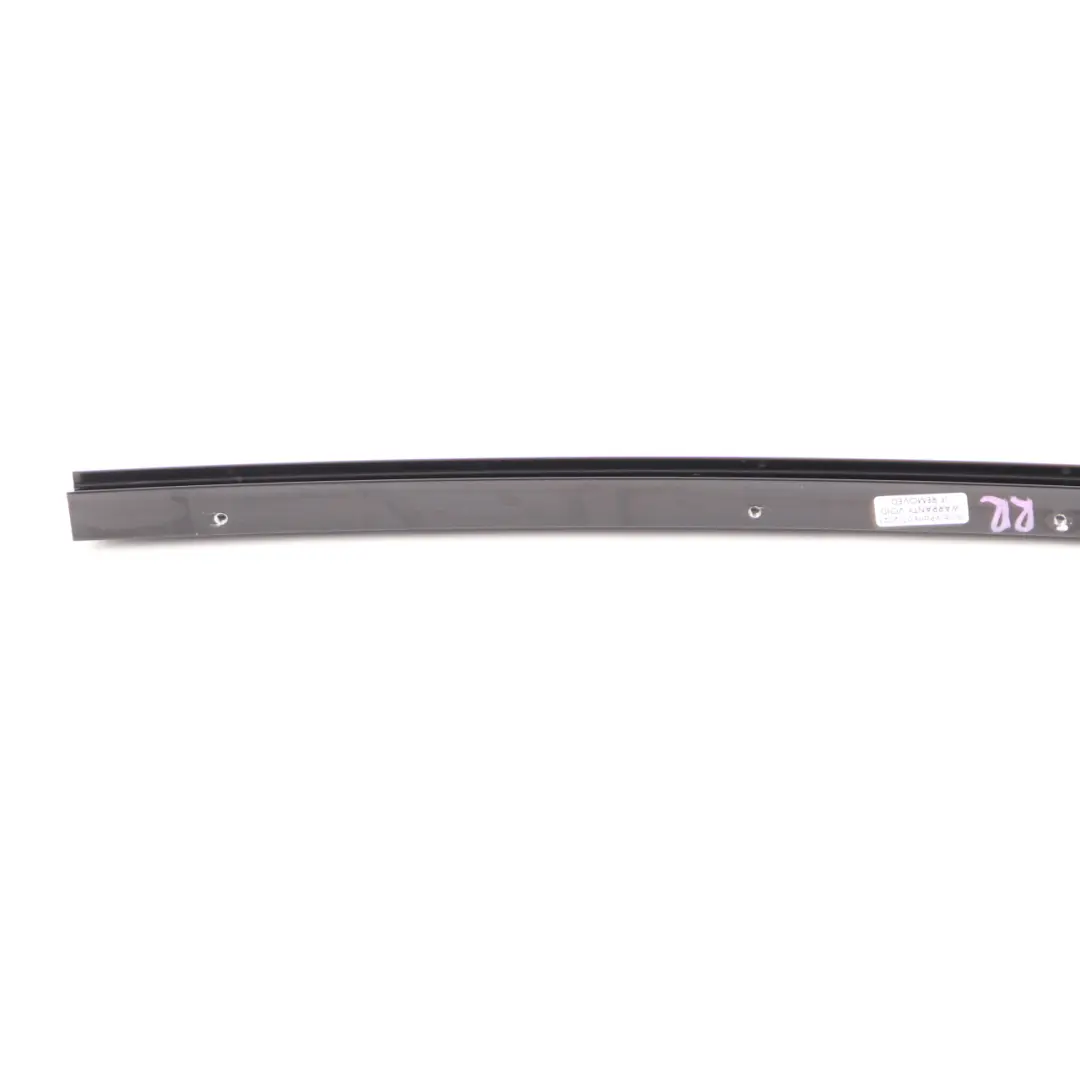 BMW X3 F25 Window Guide Web Cover Rear Door Right Strip High Gloss - SKU 7250384 - Part number 7250384