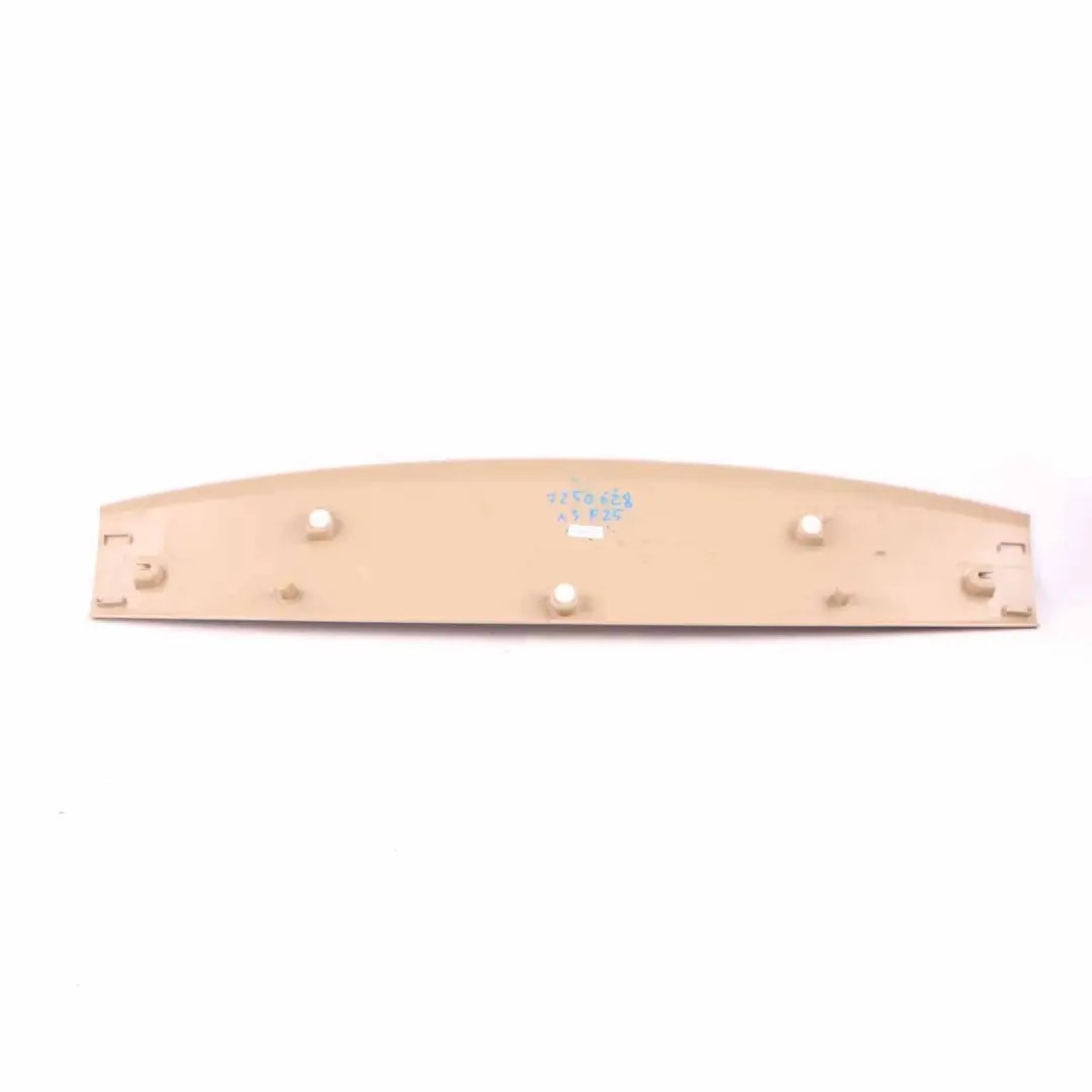 BMW X3 F25 Panel Tapa Portón Maletero Superior Interior Beige 7211299 - SKU 7250628 - Número de pieza 7250628