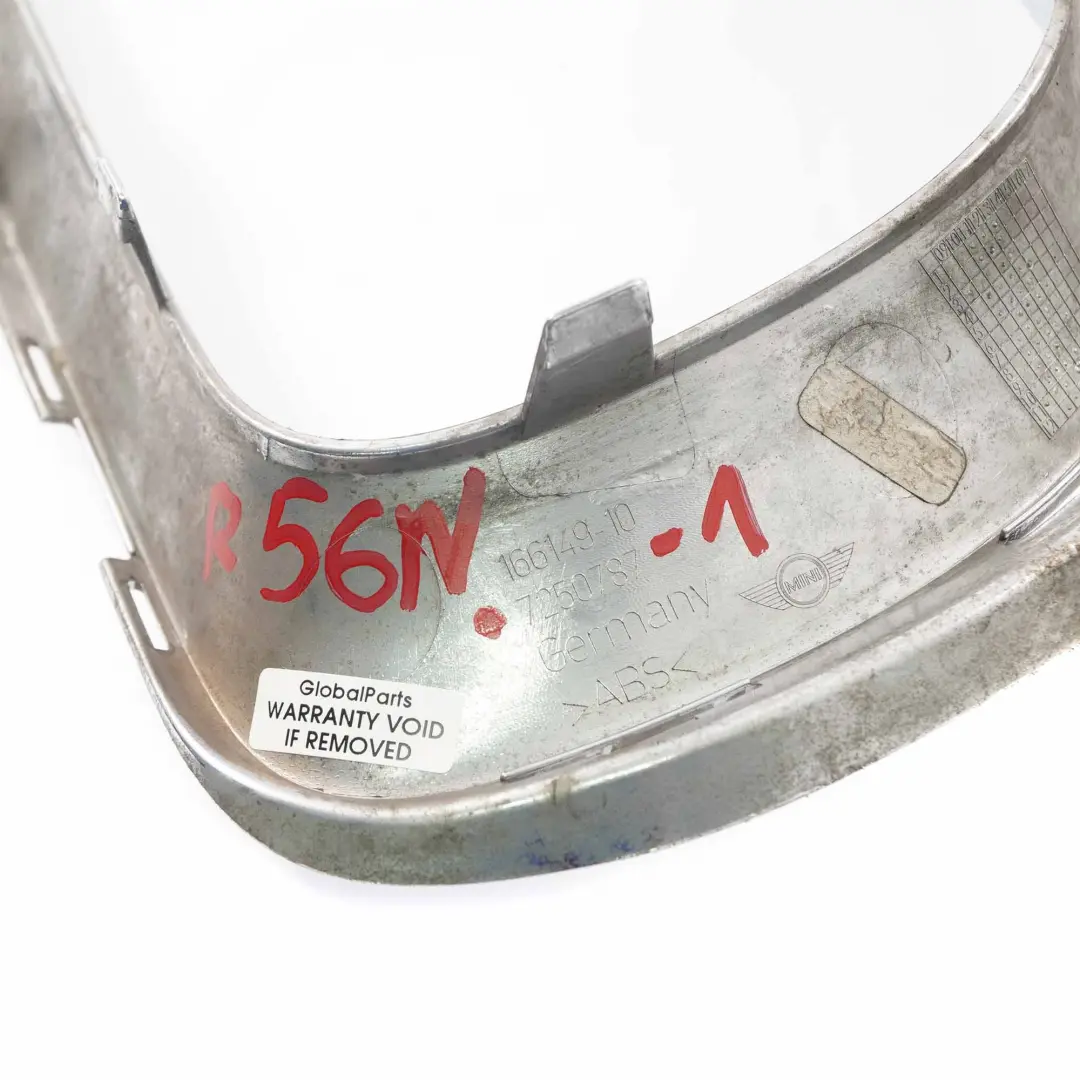 Stoßstange Lufteinlass Mini R56 R57 LCI Frontstoßstange Zierleiste Chrom für mit Teilenummer 7250787 Stoßstange Lufteinlass Mini R56 R57 LCI Frontstoßstange Zierleiste Chrom - SKU 7250787 - Teilenummer 7250787