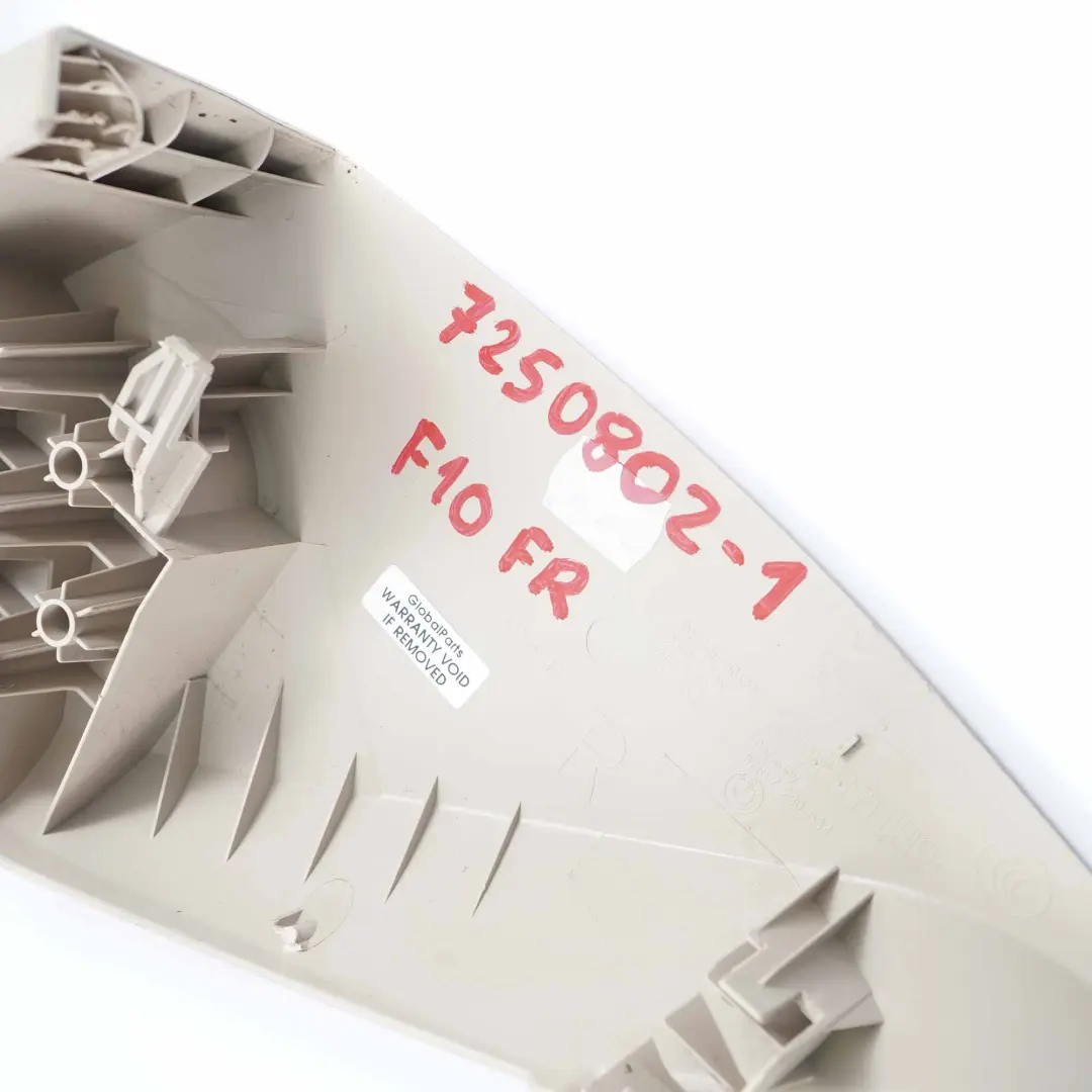 Osłona fotela zewnętrzna prawa do BMW F10 F11 o numerze 7250802 BMW F10 F11 Osłona fotela zewnętrzna prawa - SKU 7250802-1 - Numer Części 7250802
