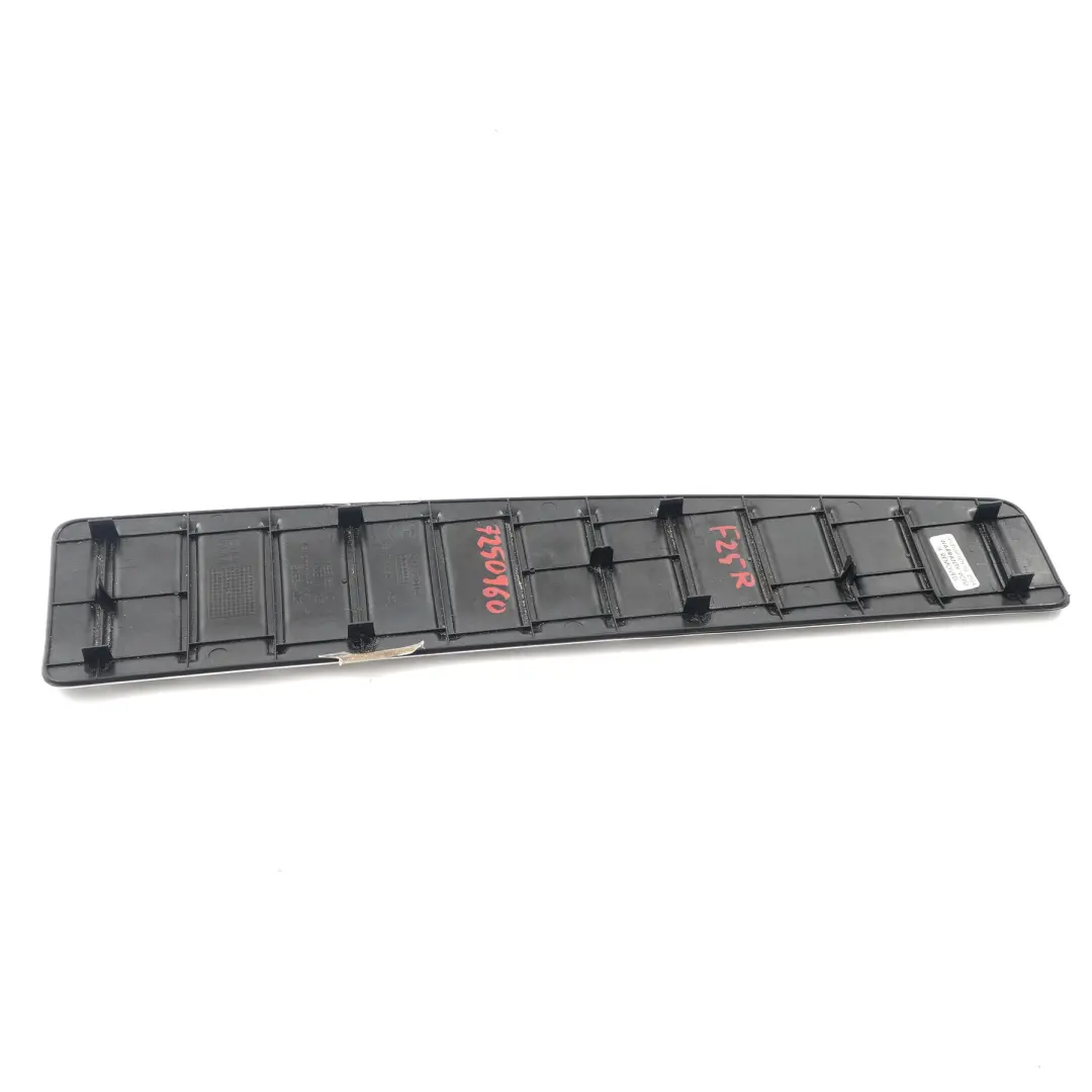 BMW X3 F25 Loading Edge Trunk Sill Steel Insert Right O/S Panel Cover - SKU 7250960 - Part number 7250960