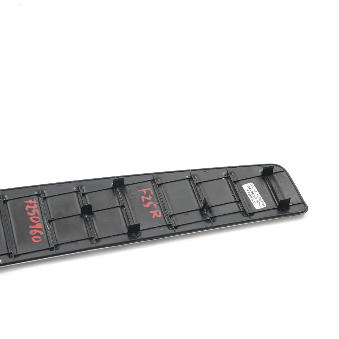 BMW X3 F25 Loading Edge Trunk Sill Steel Insert Right O/S Panel Cover - SKU 7250960 - Part number 7250960