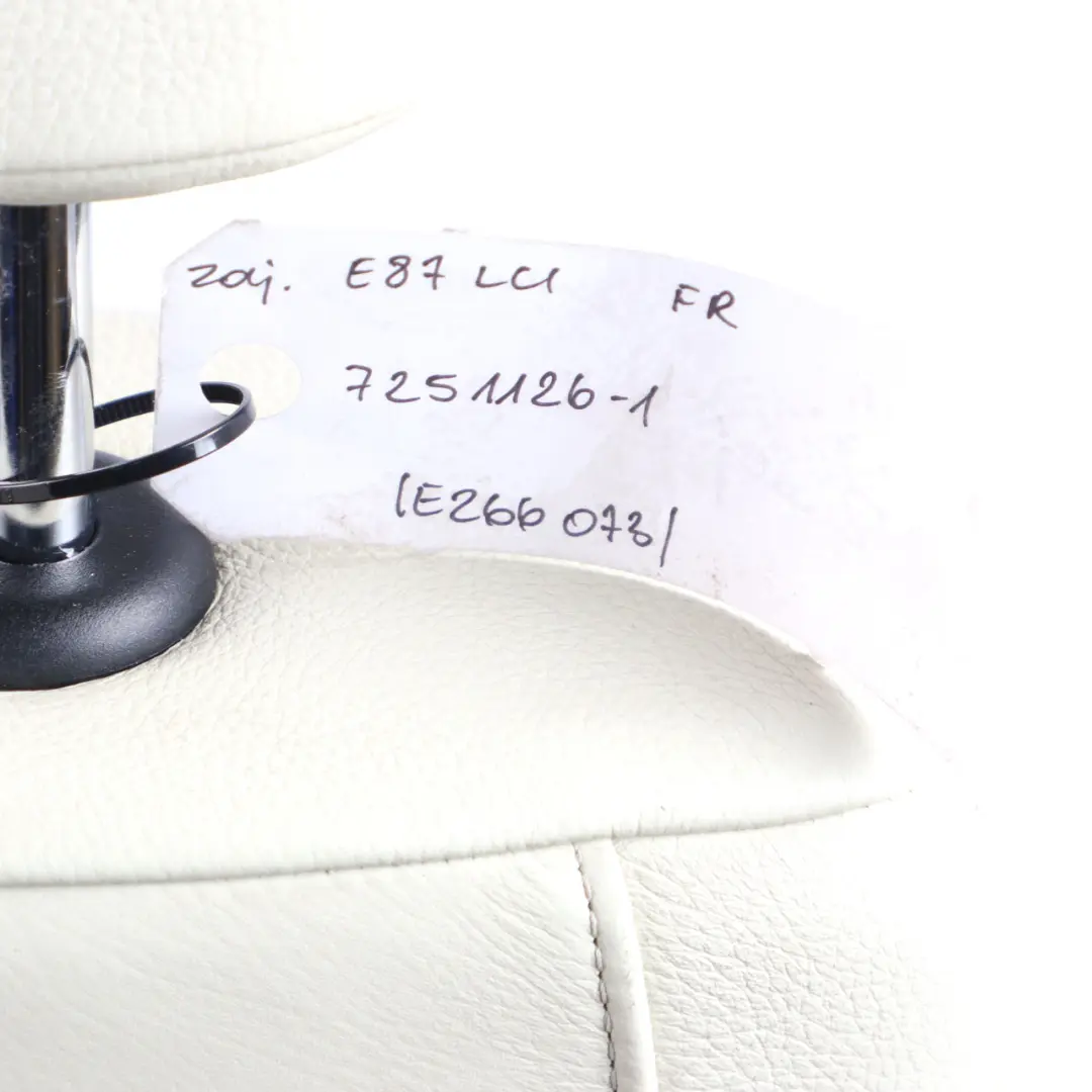 Front Seat Right O/S Leather Boston Lemon to BMW E87 LCI with Part number 7251126 BMW E87 LCI Front Seat Right O/S Leather Boston Lemon - SKU 7251126-1 - Part number 7251126