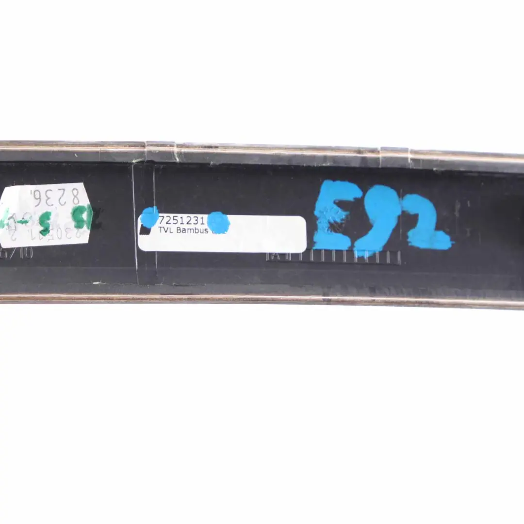 BMW E92 E93 LCI Zierleiste Tür Verkleidung Vorne Links Holz Bambus Anthrazit - SKU 7251231 - Teilenummer 7251231