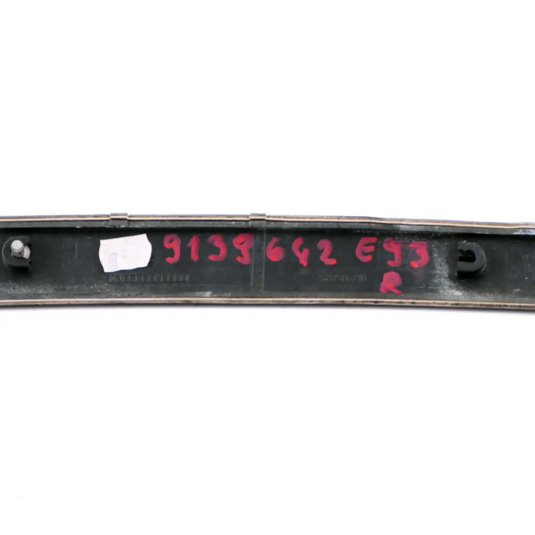 BMW 3 E92 E93 LCI Striscia Rivestimento Porta Anteriore Destra Legno Antracite - SKU 7251232 - Numero di parte 7251232