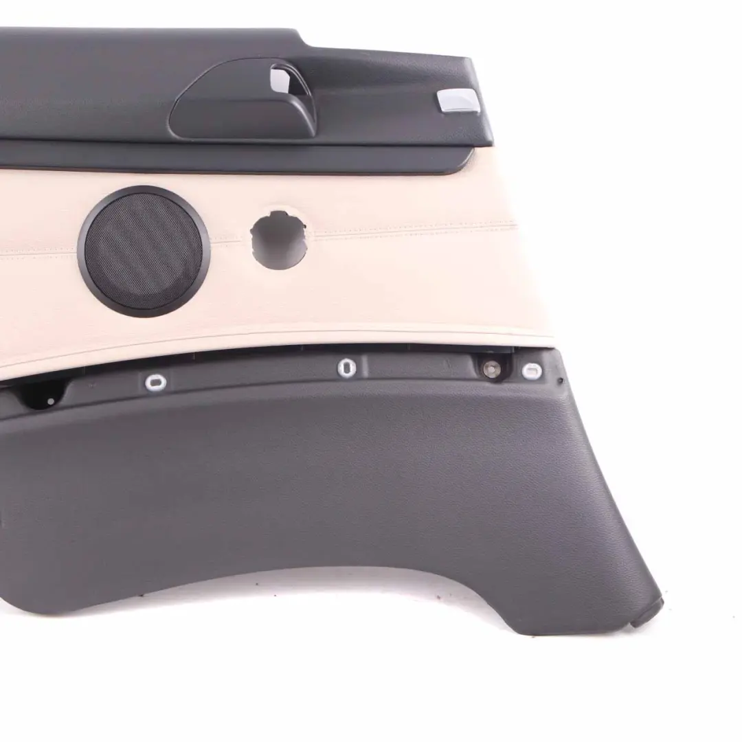 Lateral Trim Panel BMW E92 Coupe Rear Left N/S Lining Cover Leather Oyster to with Part number 7251285 Lateral Trim Panel BMW E92 Coupe Rear Left N/S Lining Cover Leather Oyster - SKU 7251285 - Part number 7251285