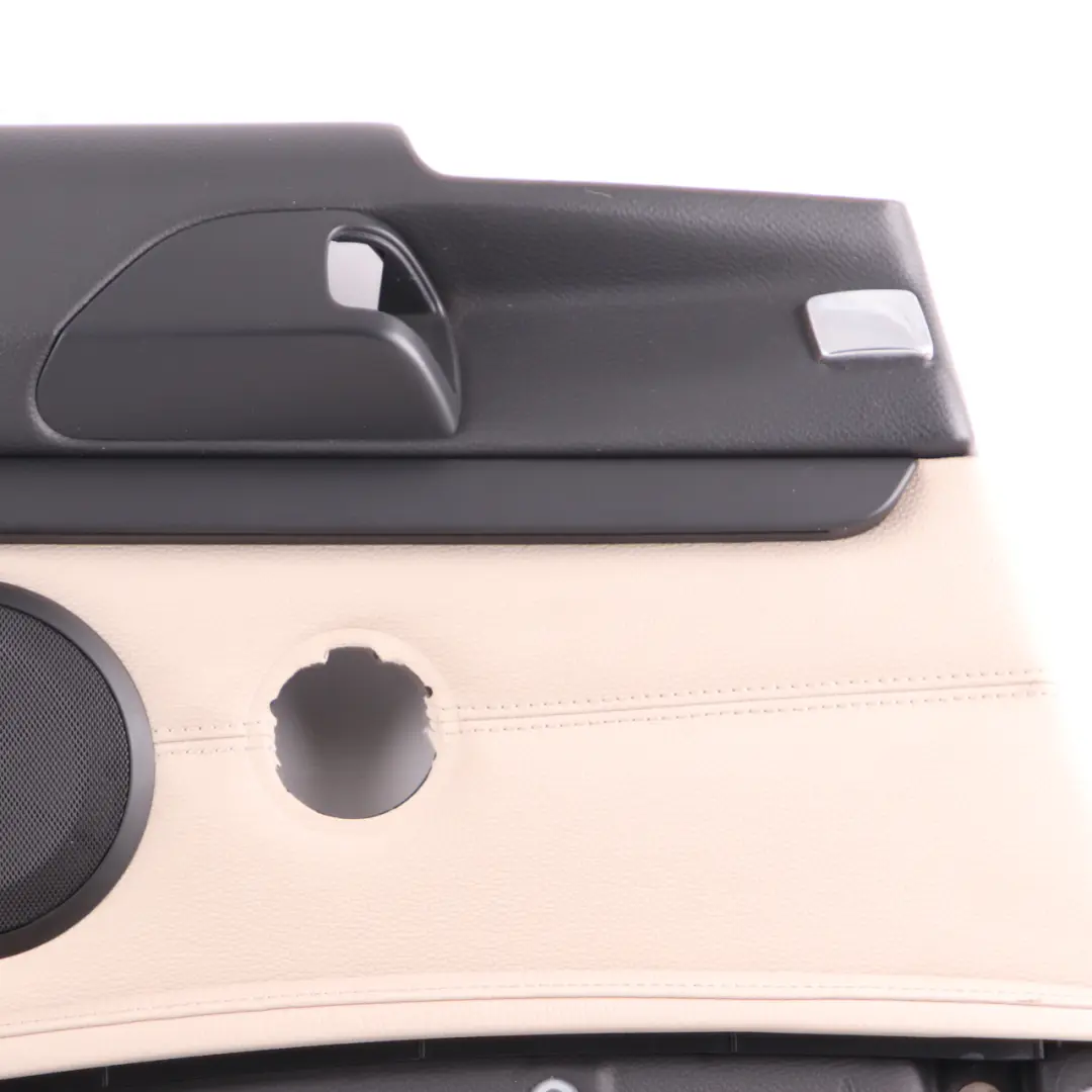 Lateral Trim Panel BMW E92 Coupe Rear Left N/S Lining Cover Leather Oyster to with Part number 7251285 Lateral Trim Panel BMW E92 Coupe Rear Left N/S Lining Cover Leather Oyster - SKU 7251285 - Part number 7251285